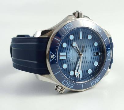 Omega Seamaster Diver 300 M Blue Seamaster Summer Blue Full Set / New Watch 