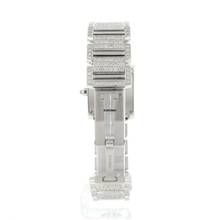 Thumbnail von Cartier Tank Française PM Steel Iced Out </h1>