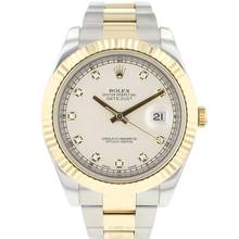  Rolex Datejust II Fluted Ivory Diamond Dial </h1> 