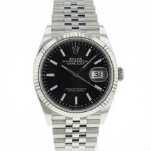  Rolex Datejust 36 Fluted Jubilee Black Dial </h1> 
