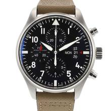 Thumbnail von IWC Fliegeruhr Chronograph Pilot's Watch Chronograph Day-Date 43 Steel Black Dial </h1>