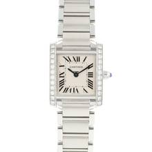 Thumbnail von Cartier Tank Française PM Steel Factory Diamonds </h1>