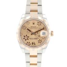 Thumbnail von Rolex Datejust 31 Steel Everosegold Pink Flower Dial Diamonds </h1>