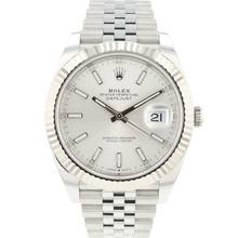  Rolex Datejust 41 Jubilee Fluted Silver Dial </h1> 