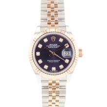 Thumbnail von Rolex Lady-Datejust 28 Steel Everose Gold Fluted Diamonds New </h1>