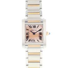 Thumbnail von Cartier Tank Française PM Steel Rose Gold MoP Dial </h1>