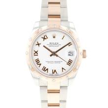 Thumbnail von Rolex Datejust 31 Steel Everosegold White Roman Dial Diamonds </h1>