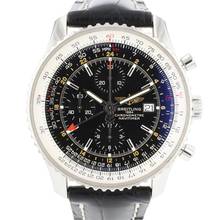  Breitling Navitimer World GMT Chronograph Black Dial </h1> 