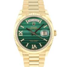 Thumbnail von Rolex Day-Date 36 Yellow Gold Green Malachite Diamond Dial 99,9% NEW </h1>