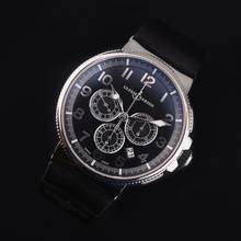 Thumbnail von Ulysse Nardin Marine Chronograph Steel Black Dial </h1>