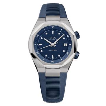  Mido Multifort 8 Two Crowns Blue 