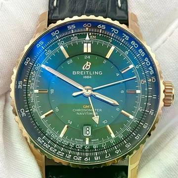  Breitling Navitimer GMT Automatic GMT 41 NEW FULL SET 