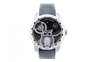 Thumbnail von Lucky Harvey Silver Owl - Unworn - Box+Papers - Moving Eyes - 24 Months Warranty Silver Owl 2025
