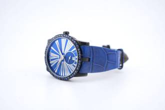 Thumbnail von Roger Dubuis Excalibur 36 Limited Edition Blackened Titanium - Sapphire Setting - 24 Months Warranty - DBEX0612