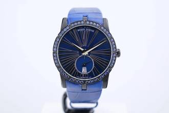  Roger Dubuis Excalibur 36 Limited Edition Blackened Titanium - Sapphire Setting - 24 Months Warranty - DBEX0612 