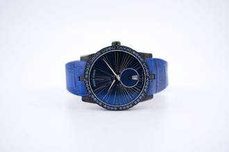 Thumbnail von Roger Dubuis Excalibur 36 Limited Edition Blackened Titanium - Sapphire Setting - 24 Months Warranty - DBEX0612