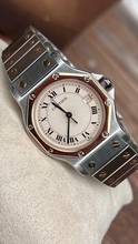Thumbnail von Cartier Santos Ronde Gold top condition medium 30mm </h1>