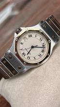 Thumbnail von Cartier Santos Ronde Gold top condition medium 30mm </h1>