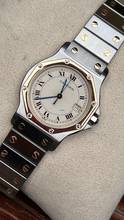 Thumbnail von Cartier Santos Ronde Gold top condition medium 30mm </h1>