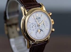 Thumbnail von Patek Philippe Perpetual Calendar Chronograph 3970EJ | 3. Series | Full Set | sealed | PP Service July 26