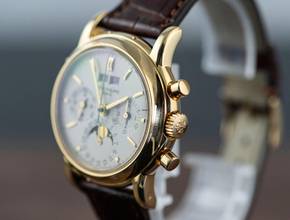 Thumbnail von Patek Philippe Perpetual Calendar Chronograph 3970EJ | 3. Series | Full Set | sealed | PP Service July 26