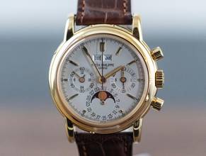 Thumbnail von Patek Philippe Perpetual Calendar Chronograph 3970EJ | 3. Series | Full Set | sealed | PP Service July 26