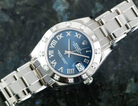  Rolex Lady-Datejust Pearlmaster | 81319 | Full Set 2018 + Rolex Service Dec. 24 