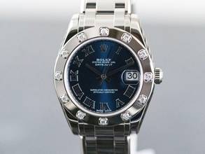 Thumbnail von Rolex Lady-Datejust Pearlmaster | 81319 | Full Set 2018 + Rolex Service Dec. 24