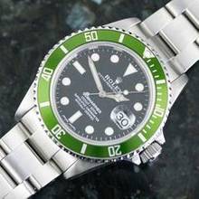 Thumbnail von Rolex Submariner Date Kermit | 16610 | F Serial | Full Set 2004 </h1>
