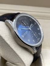 Thumbnail von IWC Portuguese Chronograph 18Kt Whitegold Rhodium Dial Factory Diamonds Setting NICE Condition