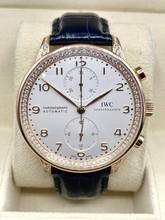 Thumbnail von IWC Portuguese Portugieser Chronograph Rosegold 18Kt. TOP CONDITION factory diamonds setting