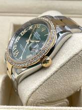 Thumbnail von Rolex Datejust 36 GREEN XI VI Diamond DIAL Steel/Gold Top Condition with Box&Papers 2021