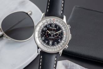  Breitling Montbrillant Navitimer Montbrillant Chronograph Limitiert 18K Weissgold Ref J35330  