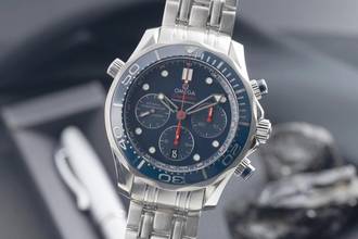  Omega Seamaster Diver 300 M Chronograph 44MM Ref. 212.30.44.50.03.001 B&P  
