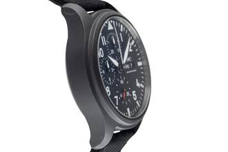 Thumbnail von IWC Fliegeruhr Chronograph Top Gun Pilot´s Watch Chronograph Top Gun Keramik Automatik Ref IW389101 Papers 2019