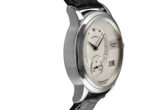Thumbnail von Glashütte Original PanoMaticDate Stahl Automatik Herrenuhr Ref. 90-01-02-02-04