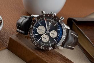 Thumbnail von Breitling Chronoliner Chronograph Stahl Automatik Herrenuhr Ref. Y2431016 B&P