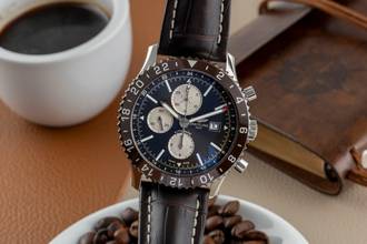  Breitling Chronoliner Chronograph Stahl Automatik Herrenuhr Ref. Y2431016 B&P  