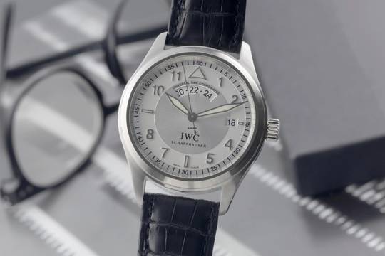 IWC Fliegeruhr Spitfire UTC Edelstahl Automatik Herrenuhr Ref. IW325107  