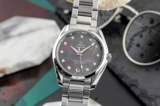  Omega Seamaster Aqua Terra Co-Axial MOP Diamanten Ref. 231.10.39.21.57.001 
