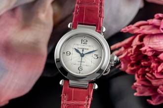 Thumbnail von Cartier Pasha de Cartier Herrenuhr Automatik Stahl Damenuhr Ref. WSPA0012