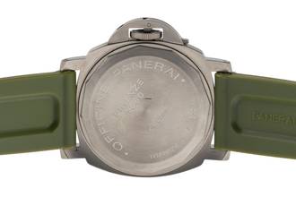 Thumbnail von Panerai Luminor Marina Handaufzug Titan Herrenuhr Ref. PAM00061 Klassiker