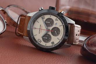 Thumbnail von Montblanc Timewalker Cappucino Panda Dial Chronograph Ref. 118491 Limitiert