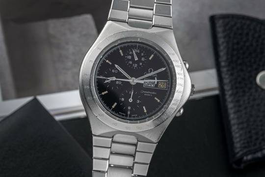  Omega Speedmaster Mark V German Version Stahl Automatik Ref. 376.0806 Vintage  