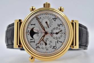Thumbnail von IWC Da Vinci Perpetual Calendar Ewiger Kalender Rattrapante 18k Rose Gold IW3754 </h1>