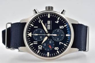 Thumbnail von IWC Fliegeruhr Chronograph Fliegerchronograph Pilot Chronograph 3777 Le Petit Prince Service 2025 </h1>