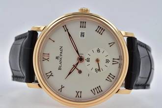 Thumbnail von Blancpain Villeret Ultraflach Ultraplate Ultra Plate 18k yellow gold 40mm 6606-3642 Power reserve LC100 </h1>