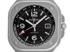  Bell & Ross BR 05 GMT Black Ref.BR05G-BL-ST-SST 2024 Full Set Neu 
