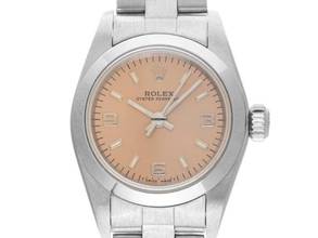 Thumbnail von Rolex Oyster Perpetual Lady Ref.67180 1997 Full Set sehr gut Vintage </h1>