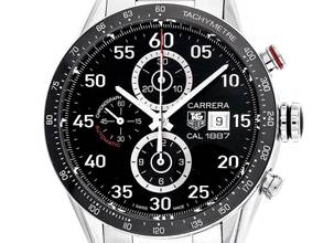 Thumbnail von TAG Heuer Carrera Calibre 1887 Chronograph Ref.CAR2A10.BA0799 2014 Full Set wie Neu Vintage
